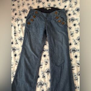 Forever 21 Blue Flare & Wide Leg Jeans